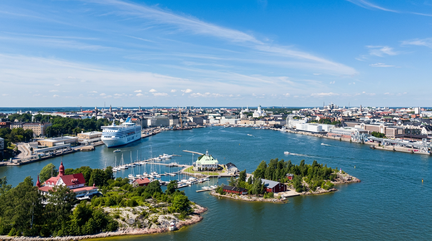 Classic 6 Metre yachts racing in the Helsinki archipelago
